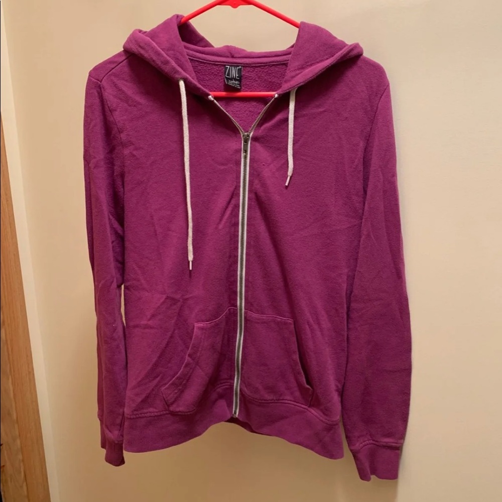 Purple hoodie